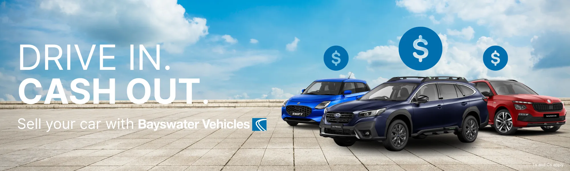 Sell your car with Bayswater Vehicles